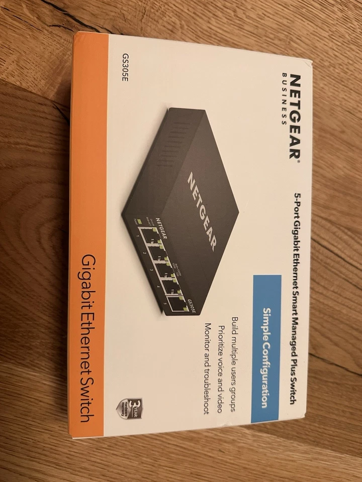 Netgear 5-Port Switch Gigabit Managed GS305