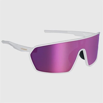 CEBE TERRA CBS09827 Herren/Damen Sonnenbrille MATT WEISS/LILA VERSPIEGELT KAT.3
