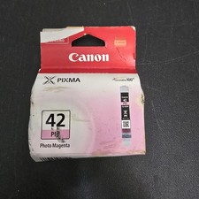 Genuine OEM Canon CLI-42PM Original Ink Cartridge - Photo Magenta Dmg Box