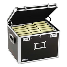 Vaultz VZ01008 17.5"x14"x12.5" Letter/Legal Files Locking File Chest - Black New