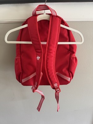 Adidas Trefoil Adicolor Backpack Book Bag Red New Women’s adidas | Bags | Vintage Retro Adidas Red Backpack | Poshmark main image 4