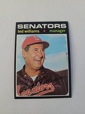 1971 Topps  380 Ted Williams