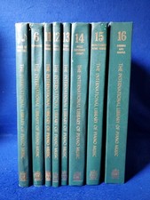 International Library of Piano Music 8 Vol Lot Songs Technique Music Reference