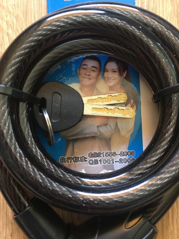 Tonyon Anti Theft Bike Lock Steel Wire Bicycle Security Cable Locks with Keys - Image 2 of 3