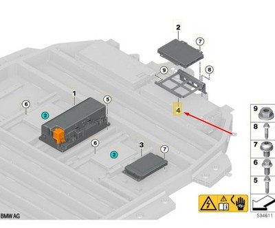 Mini Cooper J01 Cell Supervision Circuithalter 61258858859 Neue Echtheit