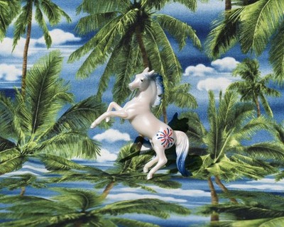 NEW Breyer PEARLY White REARING ARABIAN from the Pursuit of Happiness Stablemate