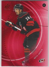 2025-26 SP GAME USED SETH JARVIS #164 RED BASE PARALLEL CAROLINA HURRICANES