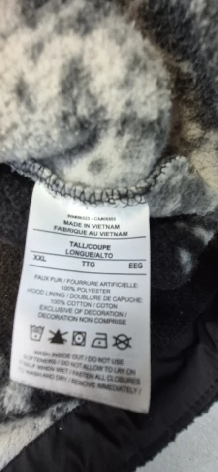 Nike Sportswear Essentials 1/2 Cremallera Sherpa Sudadera con Capucha Negro Gris DD5009-010 Para hombres XXL Foto 2 de 4