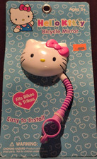 Espejo retrovisor de bicicleta Sanrio Hello Kitty 2000 vintage raro se adapta a triciclos y bicicletas ¡¡NUEVO!!!