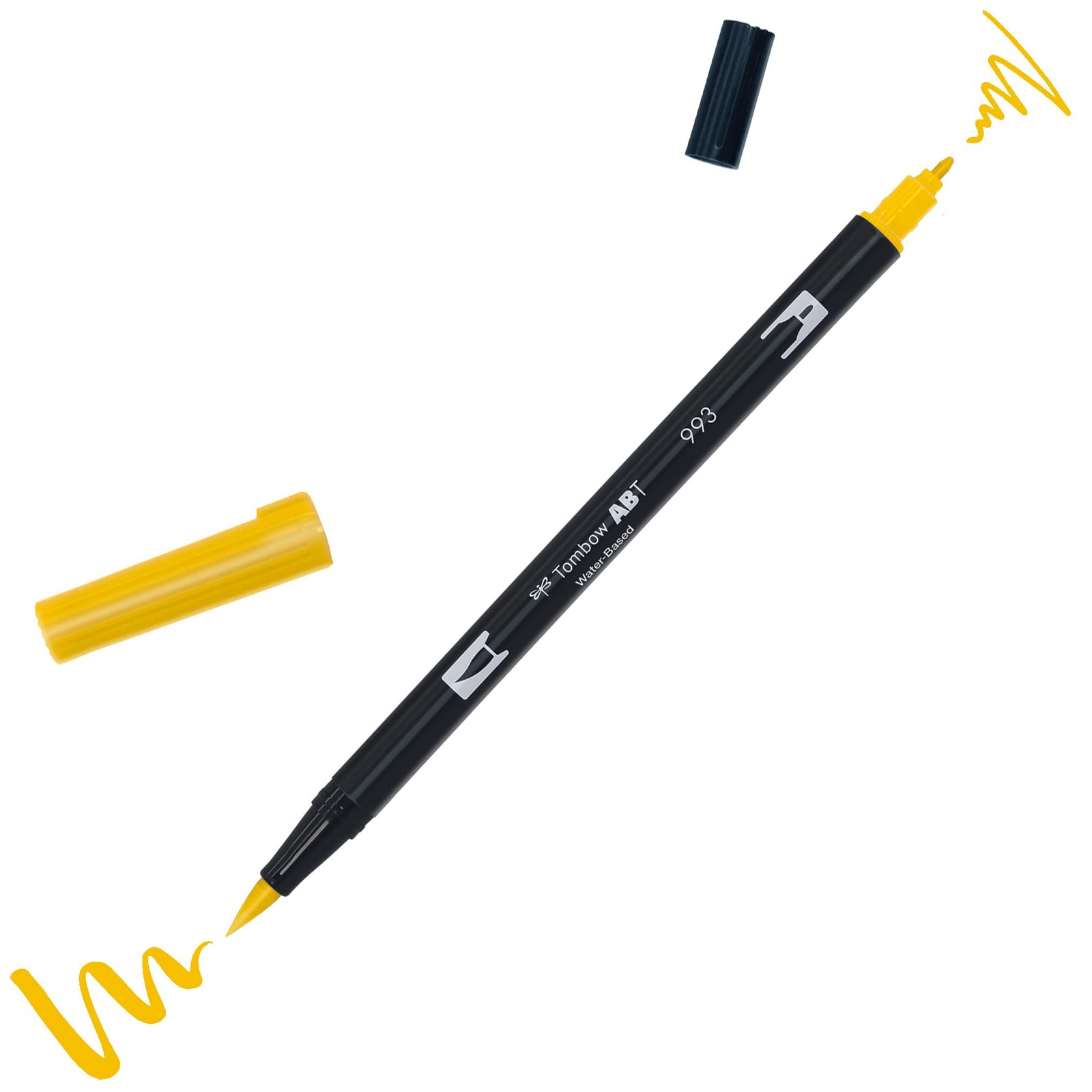 Tombow ABT 993 Dual Brush Pen - Chrome Orange 993 Chrome Orange 1 count (Pack of