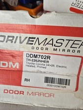 Drivemaster Toyota Corolla 04 06 Electric, Heated,primed Door Mirror Brand New