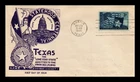 DR JIM STAMPS US COVER TEXAS STATEHOOD FDC SCOTT 938 ZOO BAY CACHET ADDRESSED