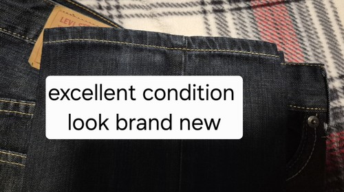 Boys Size 12 Levi Brand Jeans, #505 & #510, EXCELLENT Condition, Blue & Black - Picture 3 of 5