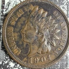 1904 Indian Head Cent Full Liberty  See Photos, altered surface -IHC1