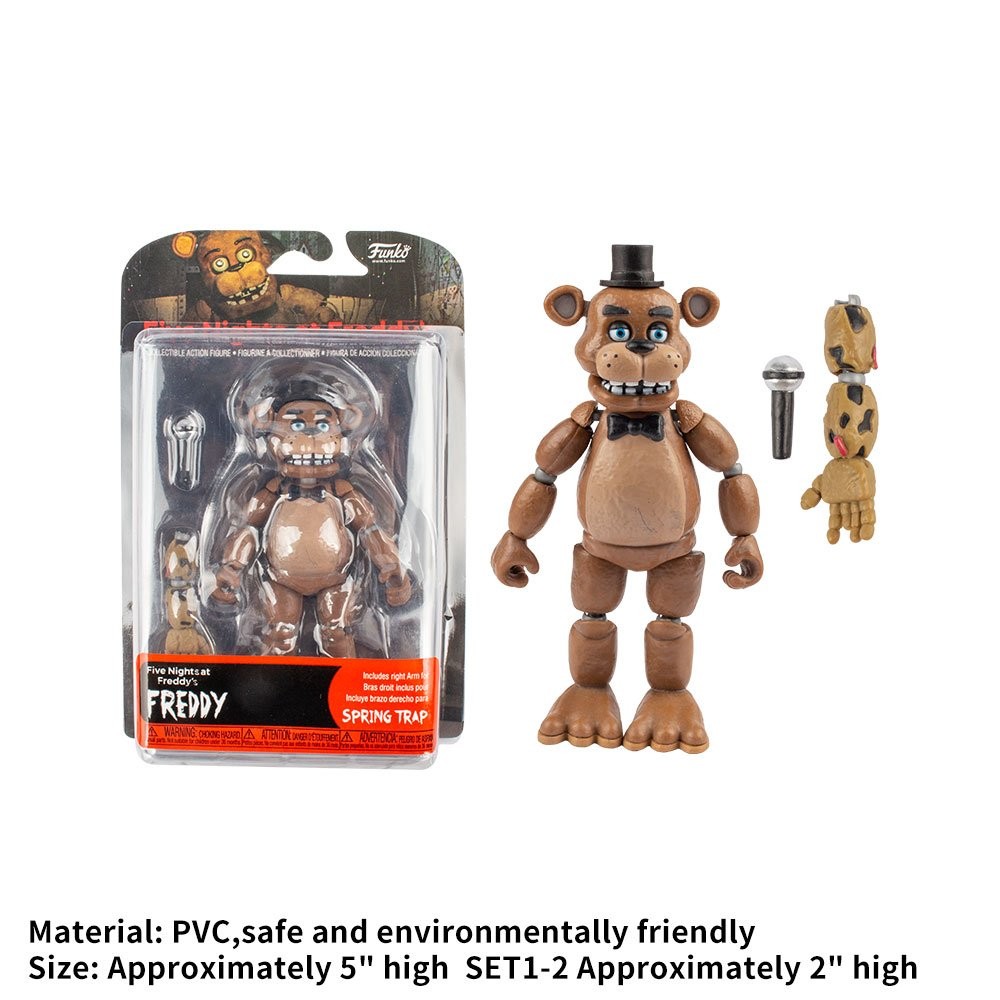 FNAF Action Figure Five Nights at Freddy&rsquo;s Bonnie Foxy Security Breach Figure JQ