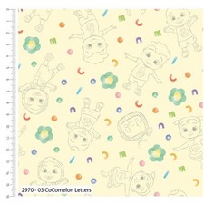 Cocomelon Fabric Friends Forever Letters 100% Cotton 1 Metre