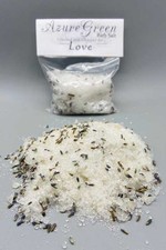 "Love" Ritual Bath Salts 5 oz Aromatherapy Magickally Charged Romance Attraction