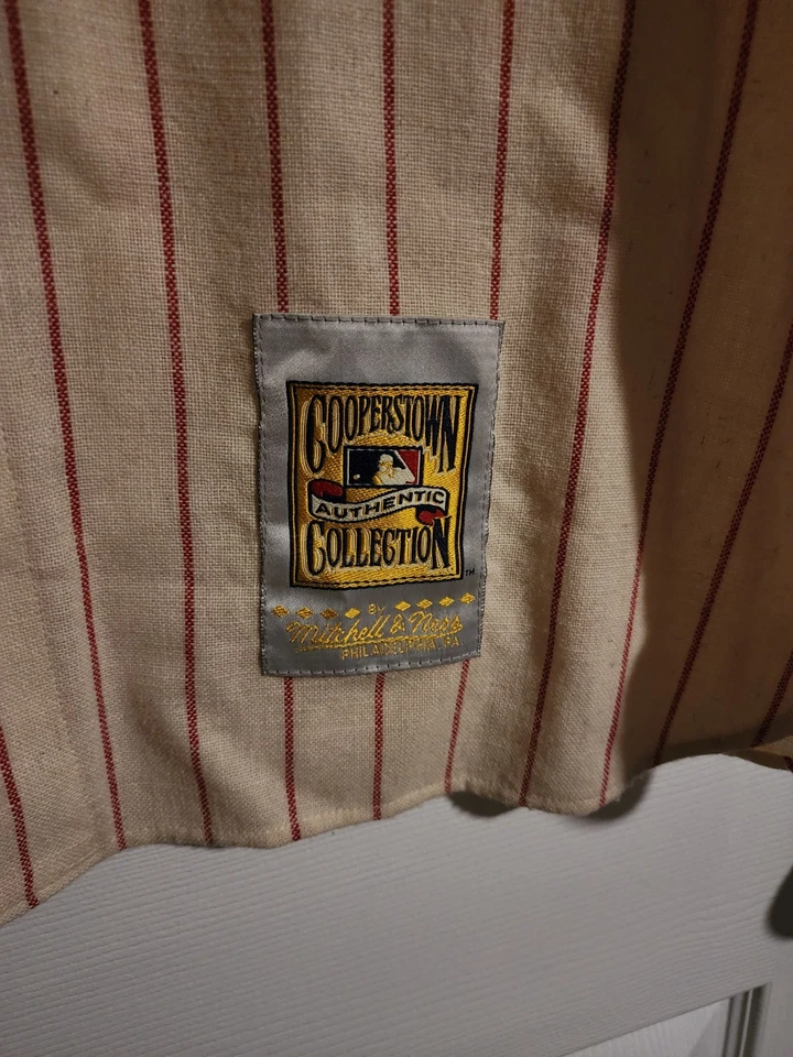 100% Authentic MITCHELL & NESS PHILADELPHIA PHILLIES RICHIE ASHBURN JERSEY Sz M - Image 2 of 4