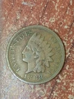 1888 Indian Head Penny Cent Almost Uncirculated (AU)