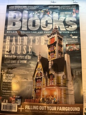 Blocks Lego Magazine Issue 70 2020 - Haunted House - Lego Tower Of Terror