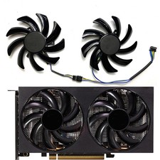 2PCS Graphics Card Cooling Fans for POWERCOLOR RX7600 8GB Fighter