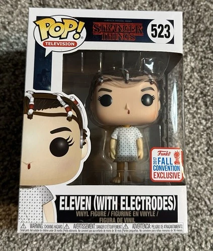 Funko Pop! Vinyl: Stranger Things - Eleven - (w/ Electrodes) - GameStop #523