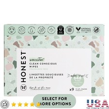 Compostable Baby Wipes Plant-Based Hypoallergenic Thick Unscented 648 Count New