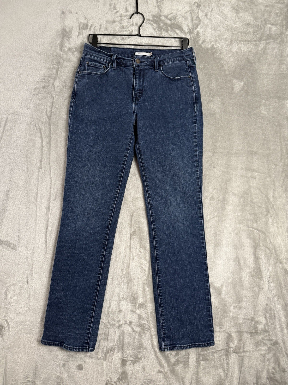 Levi's 505 Straight Leg Jeans Womens 30 Blue Denim stretch pants mid rise