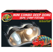 Zoo Med Mini Combo Deep Dome Lamp Fixture, US Stock, No Import Fees