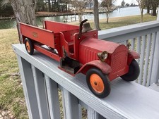 Antique Structo 22 Pressed Steel Fire Truck 1930s
