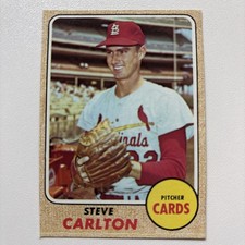1968 Topps #408 Steve Carlton Great Condition HOF