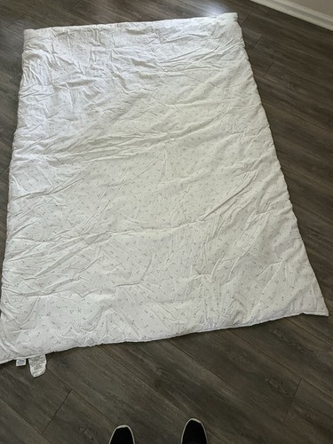 Simply Shabby Chic Rachel Ashwell Quilt Twin Floral Rose Quilted White 65x88 - Picture 3 of 9