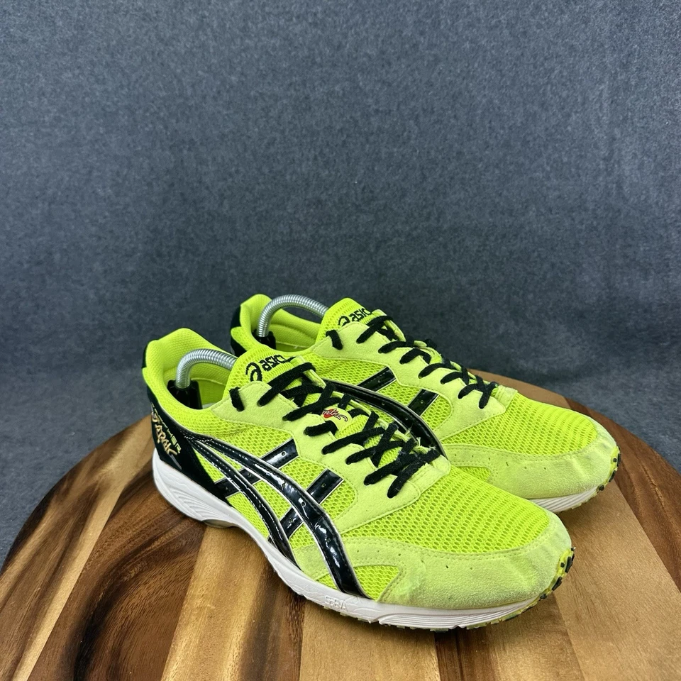 Zapatillas deportivas para correr ASICS Tarther Japan 1013A059 verde amarillo negro de seguridad para hombre 11 Foto 2 de 4