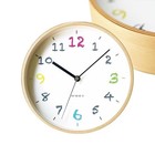 KATOMOKU Plywood Wall Clock 14 km-85NA Silent Quartz Wall Clock 202mm Small