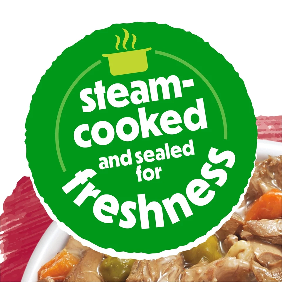 Purina Beneful Gravy estofado de carne de res comida húmeda para perros 10 oz tinas paquete de 8 Foto 4 de 4