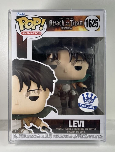 Funko Pop Anime Attack on Titan Levi [Falling] #1625 + Pop Protector 