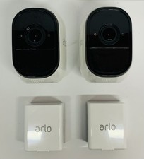 Lot of 2 Netgear Arlo Pro VMC4030 Wireless Security Cameras W/batteries