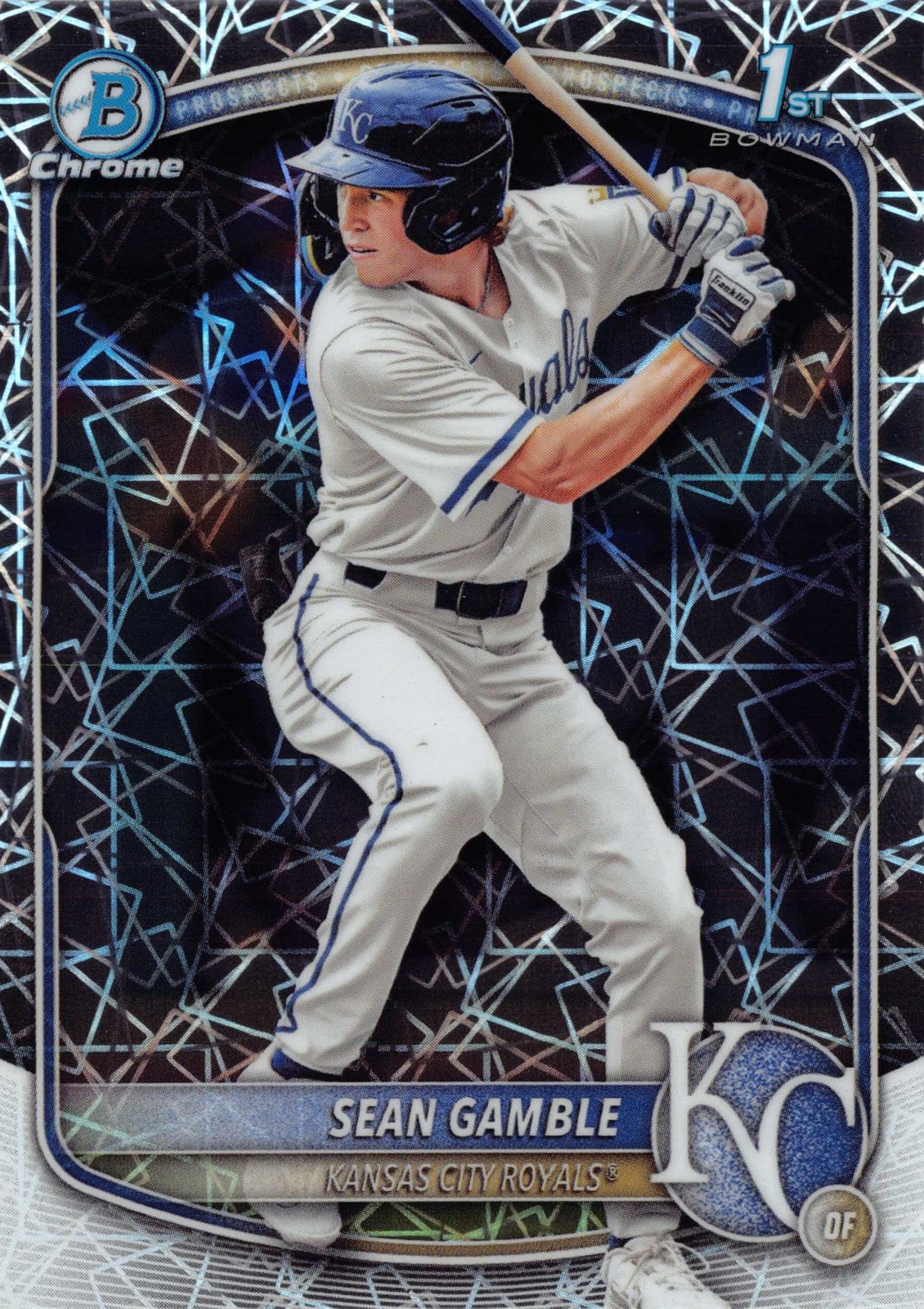 2025 Bowman Draft #BDC-178 Sean Gamble Chrome Laser Refractor