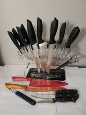 Home Hero Kitchen Knife Set, 13 Of The Peices, + 2 Pure Komachi Knives, + More