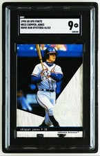 Chipper Jones 1998 SSP /62 | Home Run HYSTERIA - SPX FINITE | CLEAN 🔥 | SGC 9