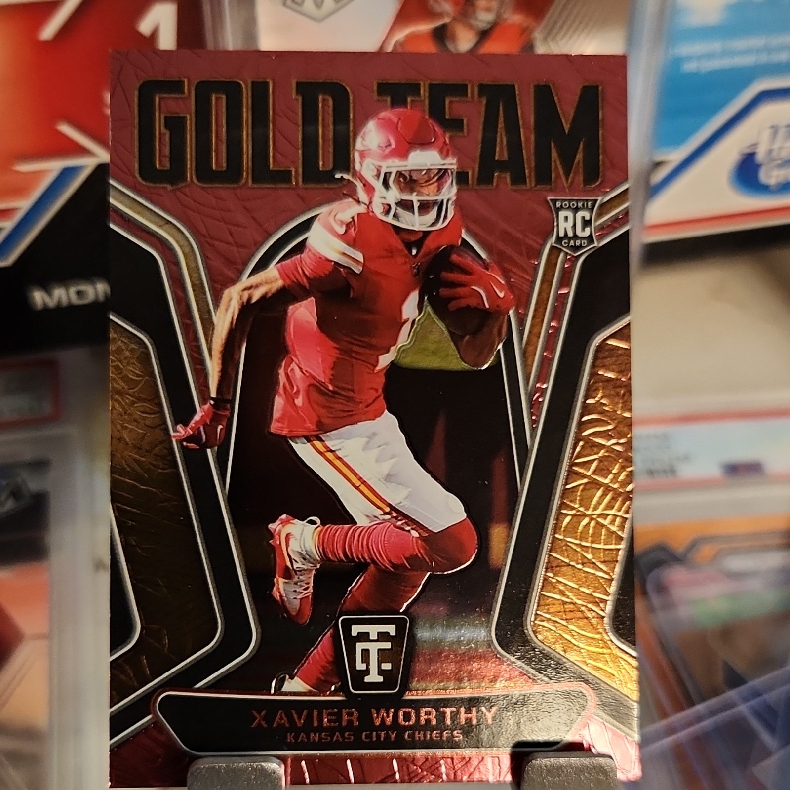 Xavier Worthy Panini Totally Certified Gold Team #22 Base
