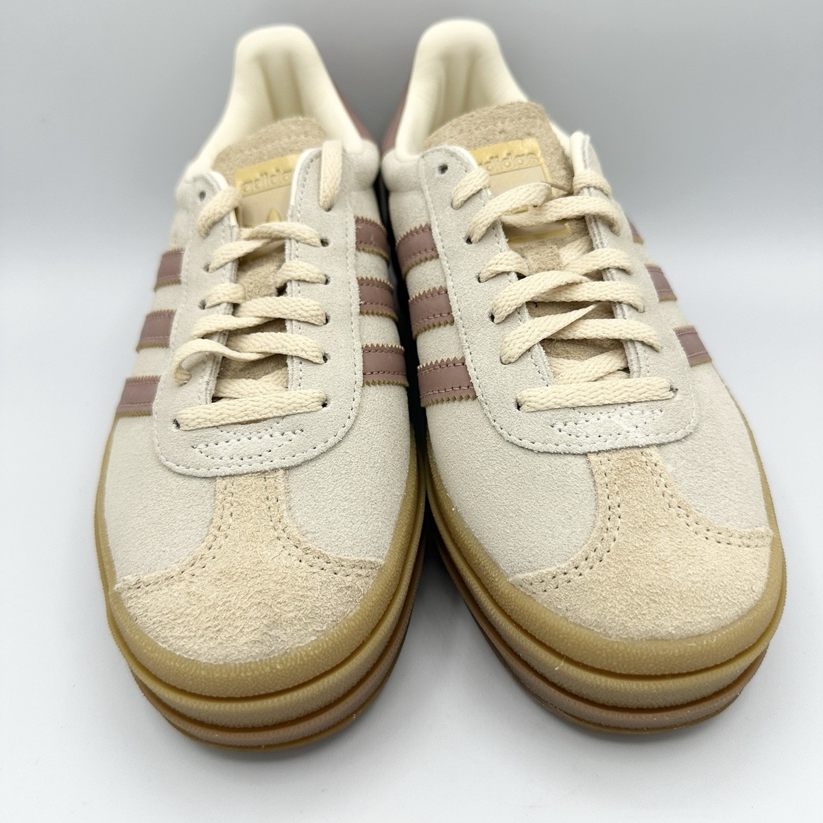 adidas Gazelle Bold Cream Clay Beige Pink Sand Strata Women's
