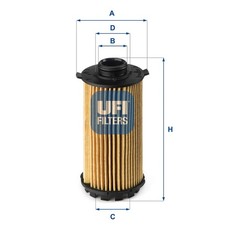 UFI Ölfilter 25.149.00 Filtereinsatz für BOXSTER CAYMAN PORSCHE 718 982 982120