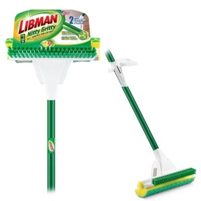 Nitty Gritty Roller Mop: Steel Handle, Abrasive, Multi-Surface Use