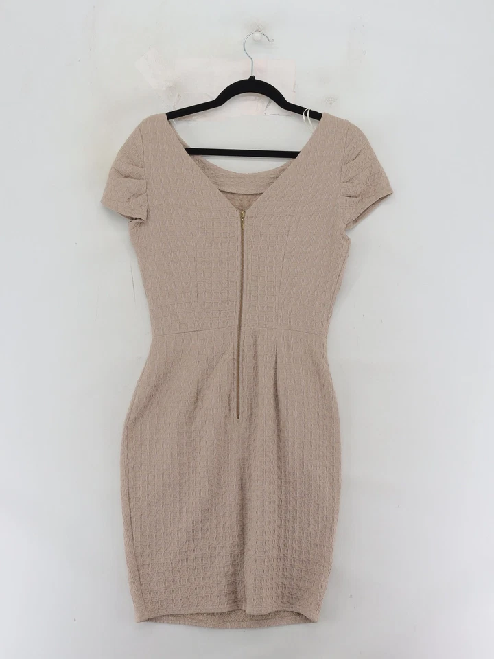 Vestido midi ceñido al cuerpo Closet UK12 en marrón Foto 2 de 4