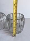Clear Glass Sugar Bowl & Creamer — photo 9