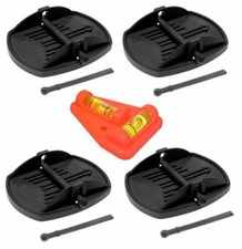 Bailey Senator Series 5 Carolina 2006 Jack Pads x4 Corner Feet & Spirit Level