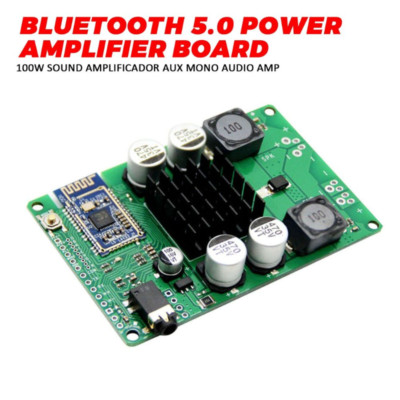 Bluetooth 5.0 Power Amplifier Board 100W Sound Amplificador AUX Mono Audio Amp