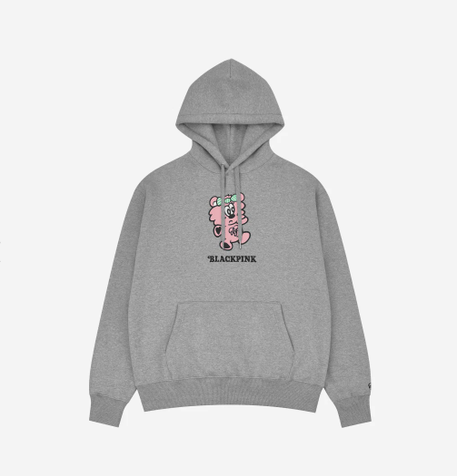 VERDY×BLACKPINK PLUSH HOODIE L パーカー Verdy x Blackpink Plush Hoodie, Grey | eBay