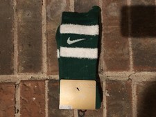 New XL 12-15 Nike Elite Crew Christmas Basketball Socks Green Xmas CK6786-312